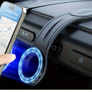 1pc FlexiMounts Soporte magnético para teléfono de coche, brazo de aluminio desmontable y flexible, soporte de silicona para el salpicadero, compatible con la mayoría de los vehículos