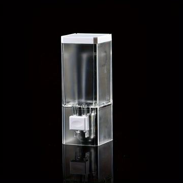 1Pc Dispensador de jabón manual de pared: Máquina de jabón de mano de un solo cabezal para hotel de baño, fácil de usar, ahorra tiempo y esfuerzo Decoraciones de Halloween y Navidad