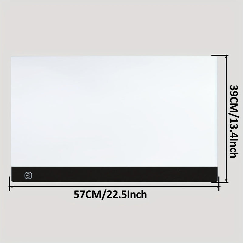 Tablero de Pintura de Diamante Extra Grande con Luz, Tableta de Trazado LED, Kit de Tabla de Dibujo LED para Anime y Adornos de Diamantes, Incluye Soporte y Clips - Kits Esenciales de Arte de Diamantes y Accesorios