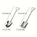 Conjunto de 1/4 piezas de cucharas de acero inoxidable de alto nivel estético, cuchara pala, cuchara para postres, cuchara para frutas, cuchara para té helado, cuchara para mezclar café, cuchara para mermelada, cuchara para helados, cuchara para ensalada