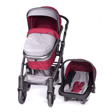Coche Tainy Deluxe Eb131-1 Ebaby Rojo