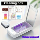 Caja esterilizadora portátil USB para salón de uñas, pinzas, tatuajes, tijeras, joyas, teléfonos celulares, relojes, llaves - Sin pantalla, sin fragancia, material plástico, no necesita batería, regalo perfecto para vacaciones, herramientas de cuidado de