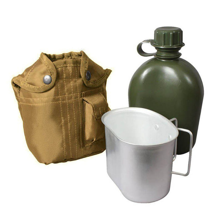 Cantimplora Militar Americana 1 Litro Camping Supervivencia RF C01