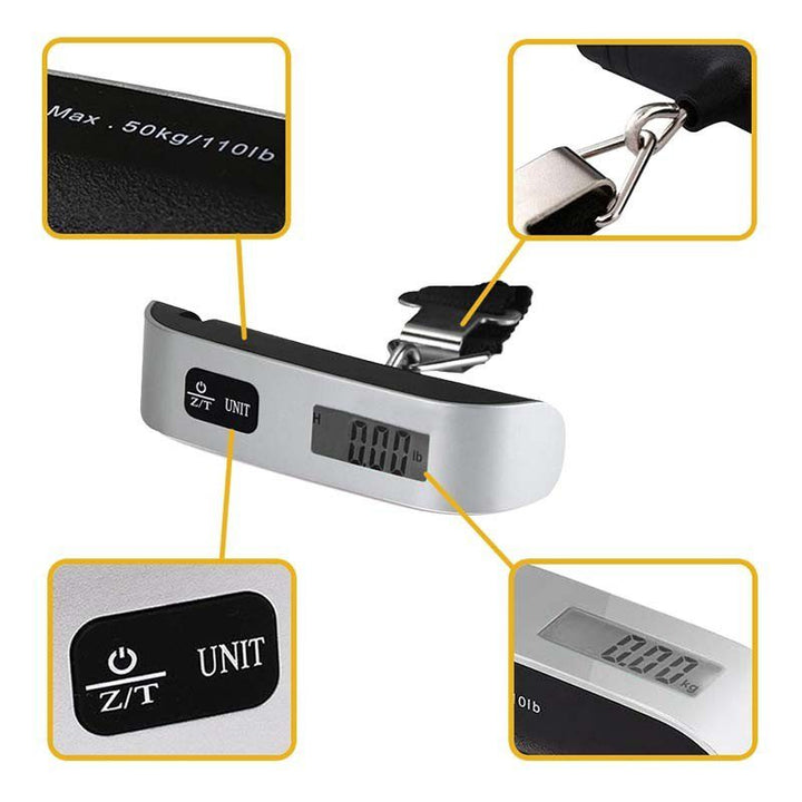 Báscula Para Maletas Digital LCD Balanza Equipaje RF 191