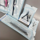 50 bolsas autosellables para manicura, transparentes y desechables, para cabezas de pulido y almacenamiento de herramientas, sin olor, no requieren electricidad ni batería, 5 tamaños, empaque de bolsas limpias