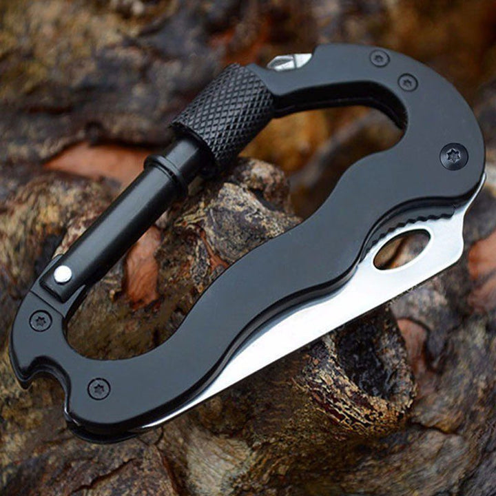 Navaja Mosquetón Multiusos Táctico Camping 5 en 1 RF 119