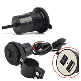Cargador USB Para Moto Impermeable 12V Celular DG8644