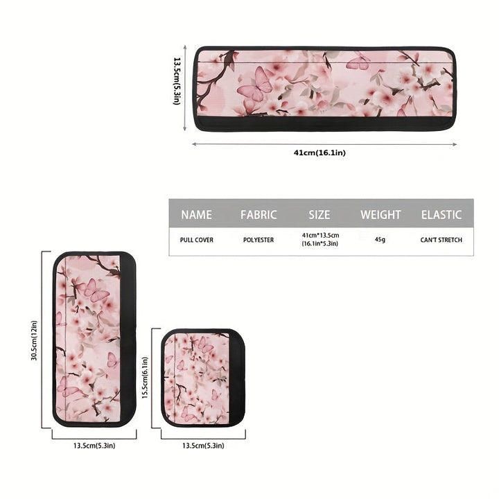 6pcs Cubiertas de Manijas para Electrodomésticos de Cocina con Mariposas y Libélulas - Fácil Instalación, Adecuadas para Microondas, Refrigeradores, Hornos y Armarios