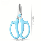 Tijeras de podar profesionales, agarre cómodo para ambas manos, estilo clásico, hoja de acero inoxidable, tijeras de jardinería manuales, aptas para arreglos florales, poda de jardinería, poda de plantas, recolección de frutas.