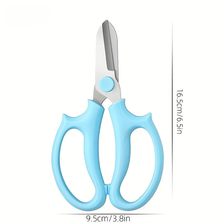 Tijeras de podar profesionales, agarre cómodo para ambas manos, estilo clásico, hoja de acero inoxidable, tijeras de jardinería manuales, aptas para arreglos florales, poda de jardinería, poda de plantas, recolección de frutas.