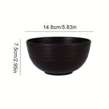 Juego de 4/8 tazones de plástico, apilables y fáciles de guardar, reutilizables, aptos para lavavajillas, ideales para postres, ensaladas, yogur, sopas, reuniones familiares, campamentos y suministros de cocina