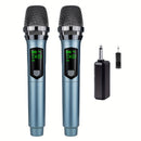 Microfono sin varillas de Mano para Fiesta, Karaoke, Iglesia y Actuaciones en Escenario, Adaptador de 3.5mm Incluido