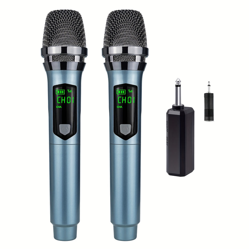 Microfono sin varillas de Mano para Fiesta, Karaoke, Iglesia y Actuaciones en Escenario, Adaptador de 3.5mm Incluido