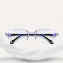 Gafas Anti-Luz Azul de Moda, Gafas Sin Marco Modernas para Computadora, Modelo Único para Hombres y Mujeres con Visión Clara