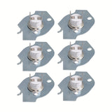 4/6 Pack Fusibles Térmicos de Secadora 3977393, Modo de Energía Sin Carga, No Requiere Batería, Repuestos para Seguridad de Secadora