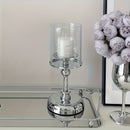 3 piezas Elegantes Portavelas de Metal y Cristal Dorado - Perfectos para Cenas Románticas, Cumpleaños, Bodas, Decoraciones para el Hogar y Hoteles | Ideales para Navidad, Halloween, Pascua, Janucá, Acción de Gracias