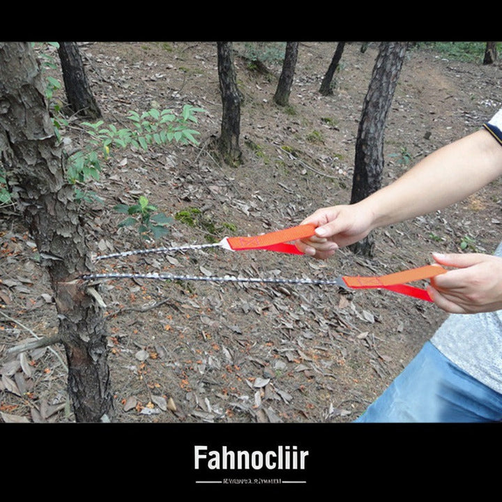 Sierra de Alambre Portátil Manual - Metal, No Necesita Electricidad para Cortar Madera de Forma Eficiente, Corta Madera Como Mantequilla
