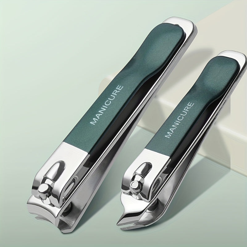 Juego de cuidado de pies de acero inoxidable de 5 piezas con cortauñas, limpiador de uñas de los pies, raspador de pies y lima para pies - Ideal para eliminar piel dura y callos, esenciales para el cuidado de las uñas | Herramientas de acero inoxidable |