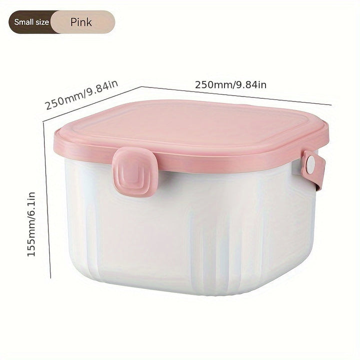 1pc Caja de Almacenamiento de Juguetes, Caja de Almacenamiento de Bloques de Construcción de Plástico para el Hogar, Cubo de Almacenamiento de Gran Tamaño, Caja de Clasificación de Ropa para Armario