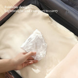 1pc Cubeta Portátil Plegable, Lavabo para Pies, Cubo de Agua Transparente, Recipiente para Pesca, Bandeja Colapsable, Cuenco para Ropa y Cara, Ideal para Viajes, Excursiones y Camping