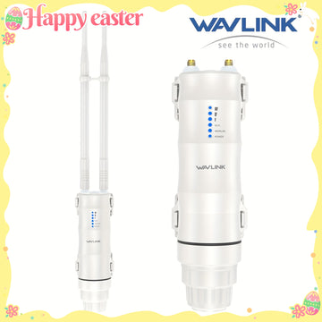 Punto de acceso inalámbrico Wavlink AC600 de doble banda para exteriores/CPE/Repetidor/WISP - 7dBi alta potencia, PoE pasivo, alta calidad, 2.4GHz 150Mbps + 5GHz 433Mbps, 802.11ac, para hogar/oficina/exteriores, ampliación de cobertura, WiFi de alta pote