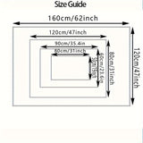 1 pieza, Alfombra Larga de Peluche, Alfombra Peluda para Dormitorio, Alfombra Rectangular para Mesita de Noche, Alfombra para Sala de Estar, Adecuada para Dormitorio, Sala de Estar, Área de Ocio, Habitación Infantil, Mesa de Café, Vestidor, Alfombra para