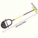 Pala de jardín de metal de alta resistencia de 10 metros/60 pulgadas con prueba de 8000 giros flexibles, rotación libre de 360°, diseño ligero de 2,5 kg para un corte eficiente de bordes en 99% de los escenarios, ideal para césped de parque y jardinería,