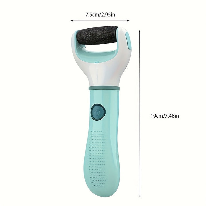 Amoladora eléctrica recargable USB, dispositivo de eliminación y protección para pies en color beige claro, máquina de belleza para el hogar