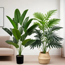 Dos Árboles Artificiales en Colores Atractivos, Plantas Artificiales Resistentes a los Rayos UV Adecuadas para Decoraciones de Primavera / Verano y Día de San Valentín, Hogar, Jardín, Patio y Porche Deco Jardín de Balcón - Plástico, Sin Contenedores