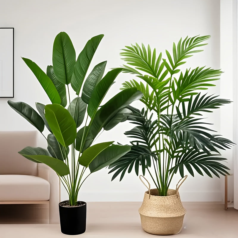Dos Árboles Artificiales en Colores Atractivos, Plantas Artificiales Resistentes a los Rayos UV Adecuadas para Decoraciones de Primavera / Verano y Día de San Valentín, Hogar, Jardín, Patio y Porche Deco Jardín de Balcón - Plástico, Sin Contenedores