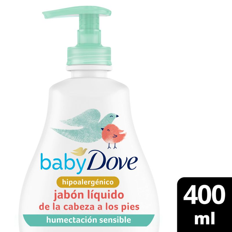 JABON LIQ DOVE BABY 400ML HUMEC SENSIBLE