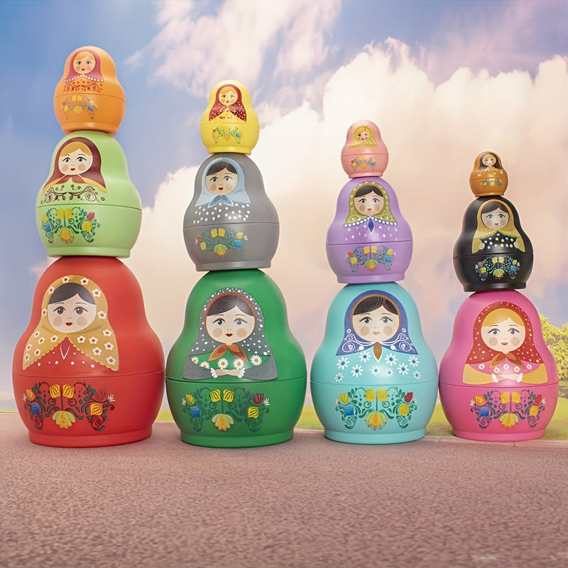 Juego de 6 piezas de adornos multicapa para apilar tazas, decoración de escritorio y porche, ornamentos coleccionables para sala de estar, decoraciones bonitas para el hogar, opción ideal como regalo