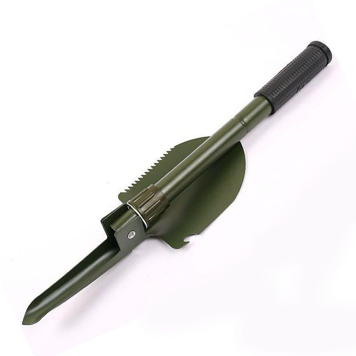 Pala Táctica Plegable Supervivencia Camping 3 En 1 Multiusos + Estuche Nylon RF 268