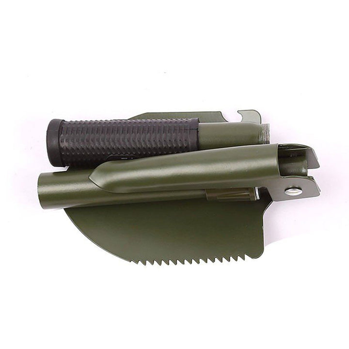 Pala Táctica Plegable Supervivencia Camping 3 En 1 Multiusos + Estuche Nylon RF 268