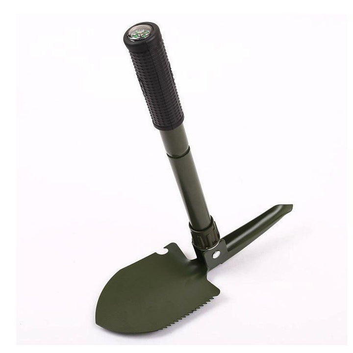 Pala Táctica Plegable Supervivencia Camping 3 En 1 Multiusos + Estuche Nylon RF 268