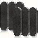20/40/60 piezas de almohadillas de reemplazo para limpiapies - 120 grano y 180 grano, almohadillas de pedicura removibles gruesas/finas con agarre de silicona suave, base antideslizante para uso en salones y hogares, accesorios de pedicura, superficie te