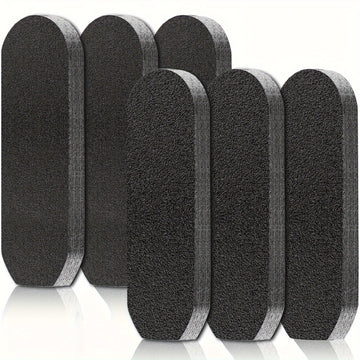 20/40/60 piezas de almohadillas de reemplazo para limpiapies - 120 grano y 180 grano, almohadillas de pedicura removibles gruesas/finas con agarre de silicona suave, base antideslizante para uso en salones y hogares, accesorios de pedicura, superficie te