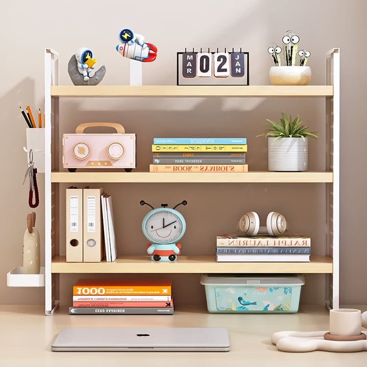 Juego de 8 Piezas de Estante Organizador Multifuncional con Ganchos Flexibles para Sala, Estudio y Cocina – Diseño Ajustable, Resistente y Duradero, Ideal para Herramientas, Utensilios, Accesorios y Decoración del Hogar