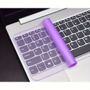 Protector de teclado de silicona, flexible, lavable, antipolvo y duradero, para laptops de 30.48 a 35.56 cm
