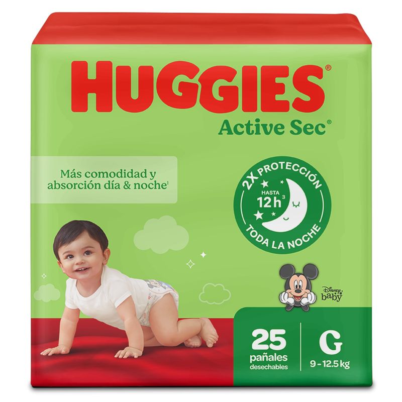 PANAL HUGGIES 25U G 3 ACTIVESEC