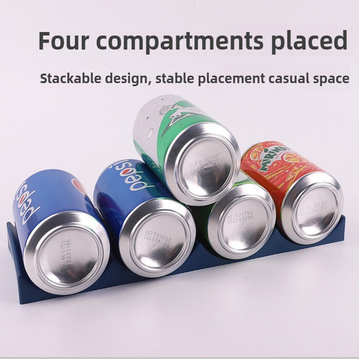 Estantería Apilable para Bebidas - Diseño Antideslizante y Ahorra Espacio, Soporte de Plástico Sencillo para Almacenamiento de Vino Tinto, Adecuado para Cocina y Comedor, Estante de Pie