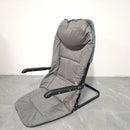 1pc Silla Plegable Portátil Ligera - Compacta, Fácil de Transportar, Ideal para Acampar, Viajar y Salidas a la Playa, Estructura Metálica Resistente con Asiento de Tela Cómodo, Silla Exterior Plegable