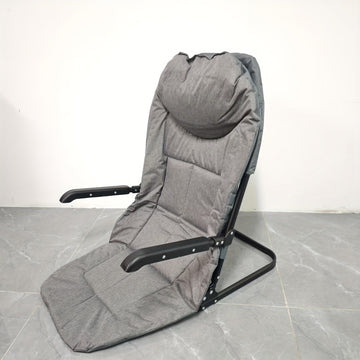 1pc Silla Plegable Portátil Ligera - Compacta, Fácil de Transportar, Ideal para Acampar, Viajar y Salidas a la Playa, Estructura Metálica Resistente con Asiento de Tela Cómodo, Silla Exterior Plegable