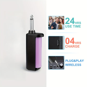 Micrófono sin varillas Recargable, Ideal para Fiestas en Casa, Actividades al Aire Libre y Discursos, Sonido Excelente