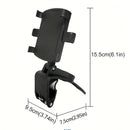 Soporte para Teléfono en el Tablero del Coche - Ajustable y Seguro, Adecuado para iPhone, Samsung Galaxy, etc. - Fácil de Instalar, Diseño para una Conducción Segura