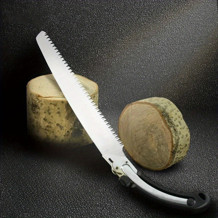 Sierra de poda manual de metal de alta resistencia con cambio de cuchilla con llave - Sierra de mano para jardín, tala y poda de árboles frutales - Cuchillas intercambiables, no necesita electricidad