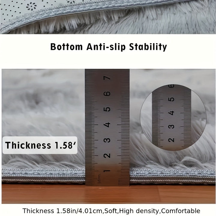 1pc Alfombra mullida para el suelo, alfombra absorbente y de secado rápido para la cocina, alfombra antideslizante y súper suave para la entrada, para el baño, el dormitorio, la cocina, la sala de estar, suministros ideales para el baño, decoración del h