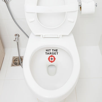 1 Unidad, Pegatina Para El Baño, Para El Inodoro, Icono Para Orinar, Para Baños Públicos, Pegatinas Para Inodoros De Pie, Tamaño Adecuado, Fácil De Pegar