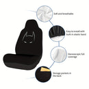 2 Piezas de Fundas para Asientos Warner Bros. Batman | Accesorios Divertidos y Cartoon | Protectores Universales para Asientos Delanteros en Sedanes, Pickups y SUVs | Armadura Elástica Duradera
