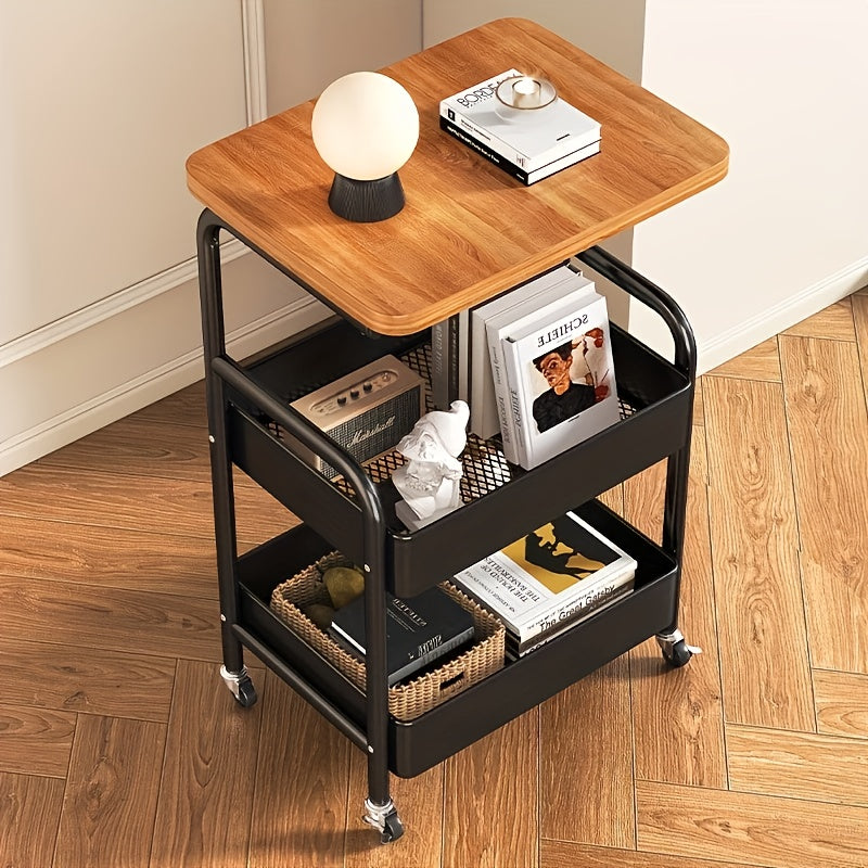 Carro de Almacenamiento para Cocina en Acero al Carbono Duradero y de Larga Vida Útil, Ideal para Restaurantes